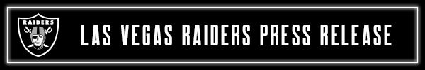 Las Vegas Raiders Press Release