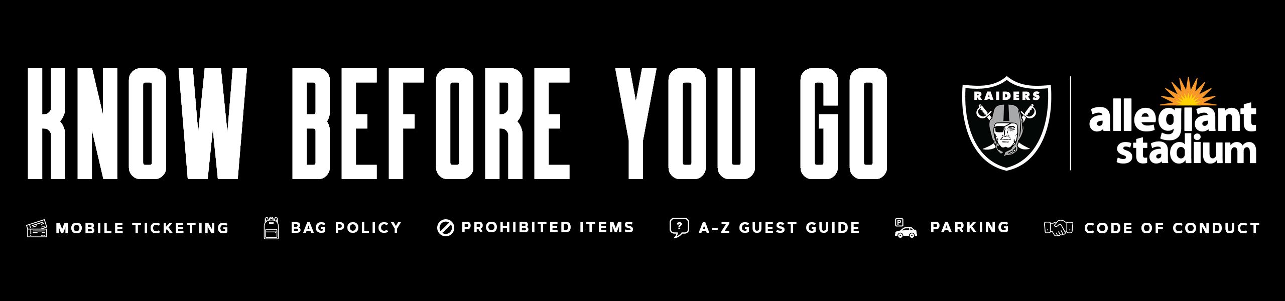 View Know Before You Go for Raiders vs. 49ers