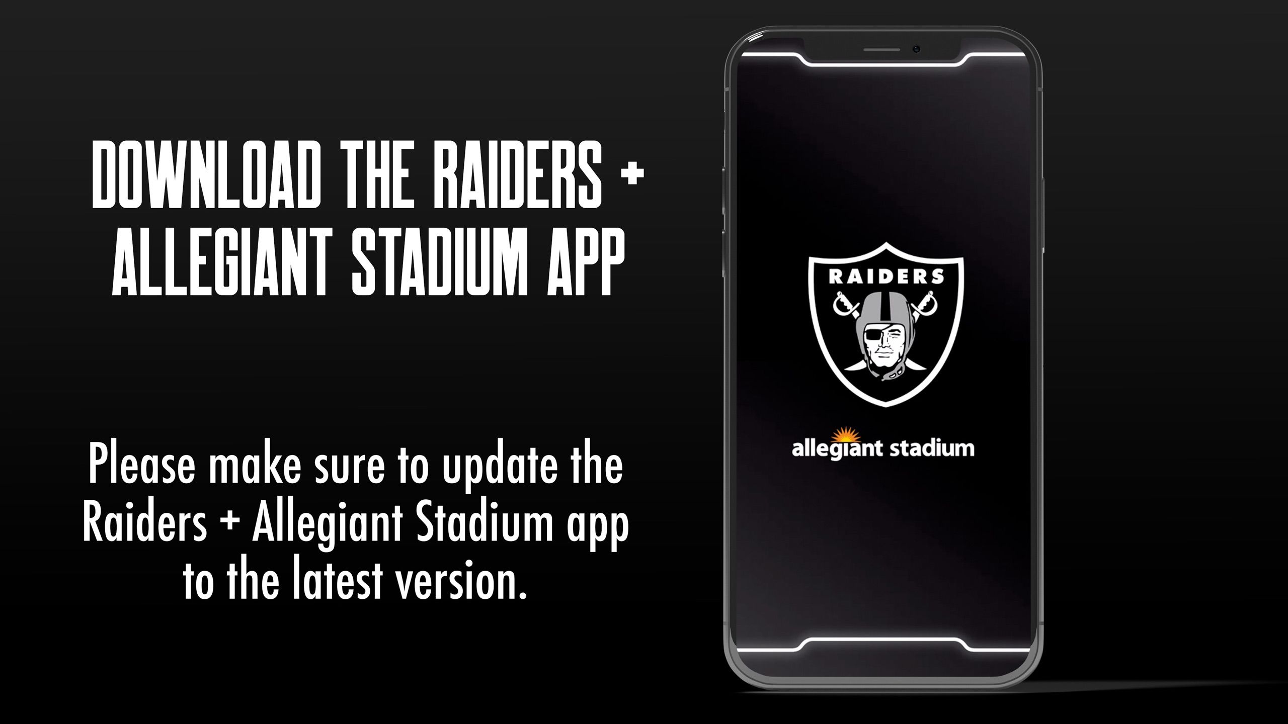 Raiders + Allegiant Stadium on the App Store