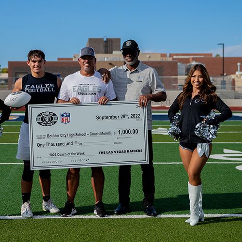 Boulder City High School Coach Chris Morelli