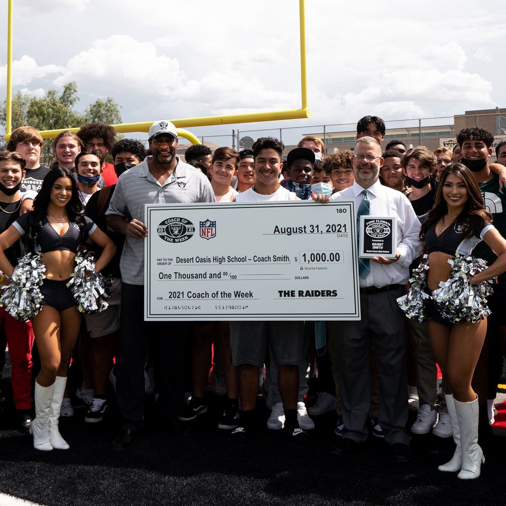 Desert Oasis High Football Coach Brant Smith