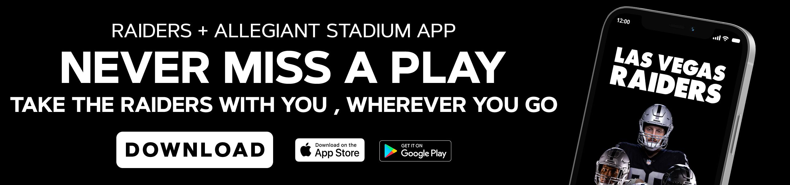 Official Mobile App, Las Vegas Raiders