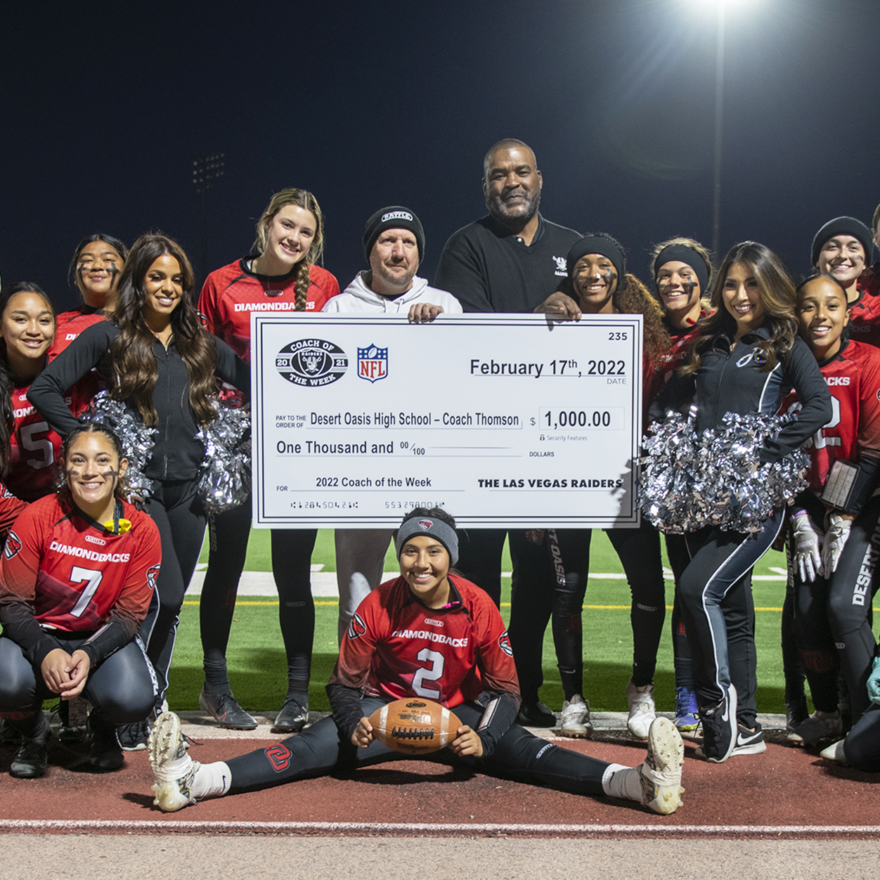 Desert Oasis High School Coach Todd Thomson