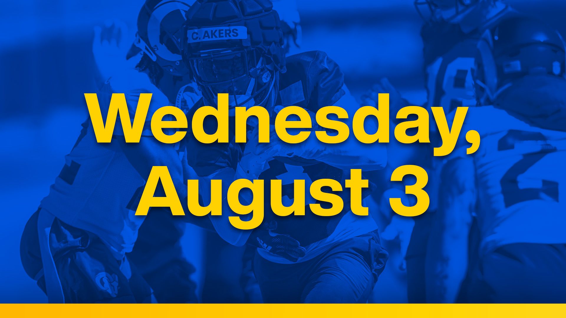 Wednesday, August 3