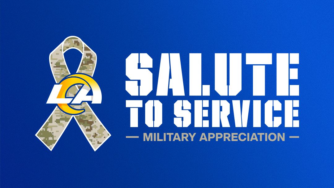 Shop Rams Salute To Service Hoodie