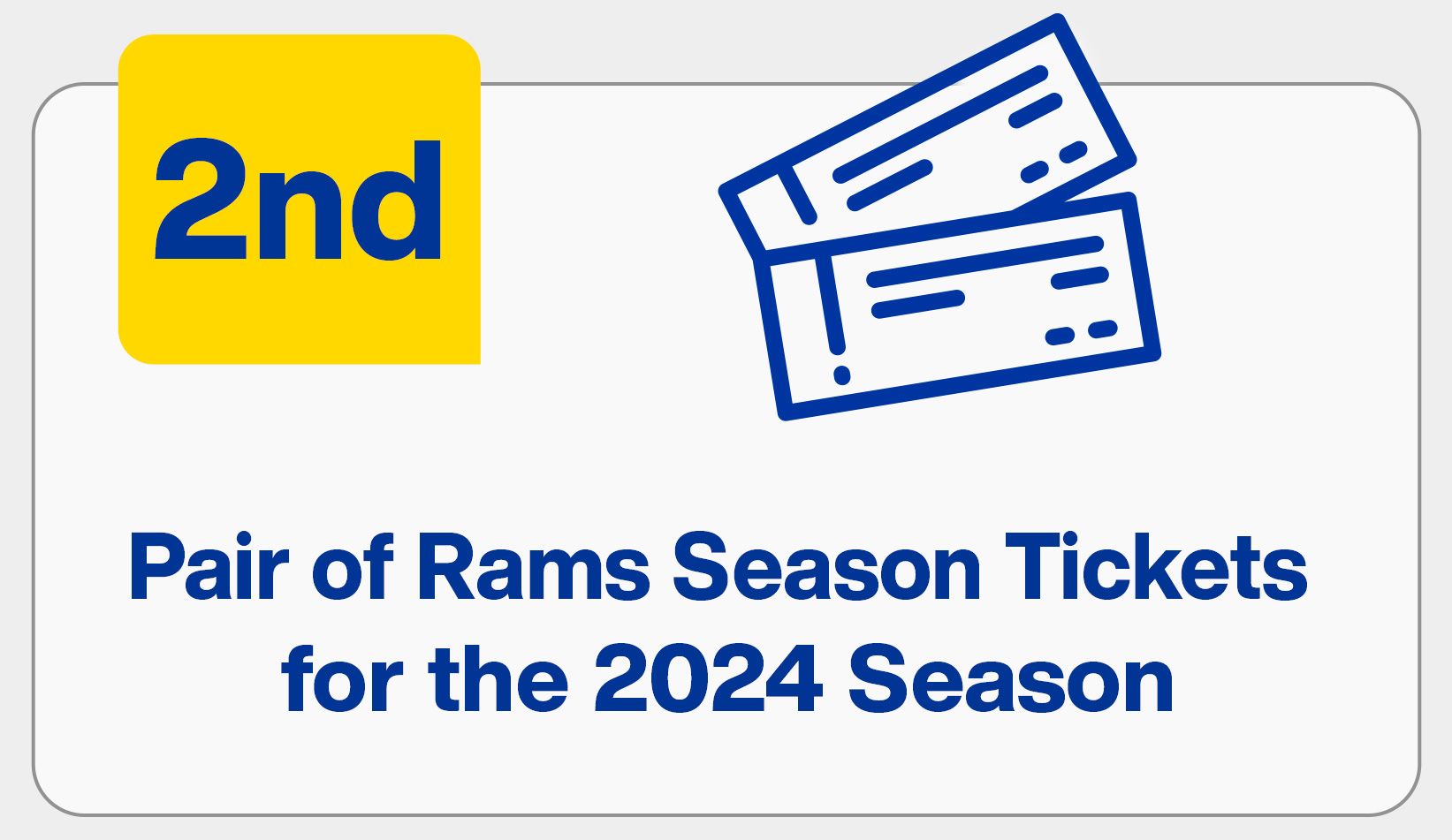 2018 Los Angeles Rams Official NFL Mint Season Ticket Stub - pick