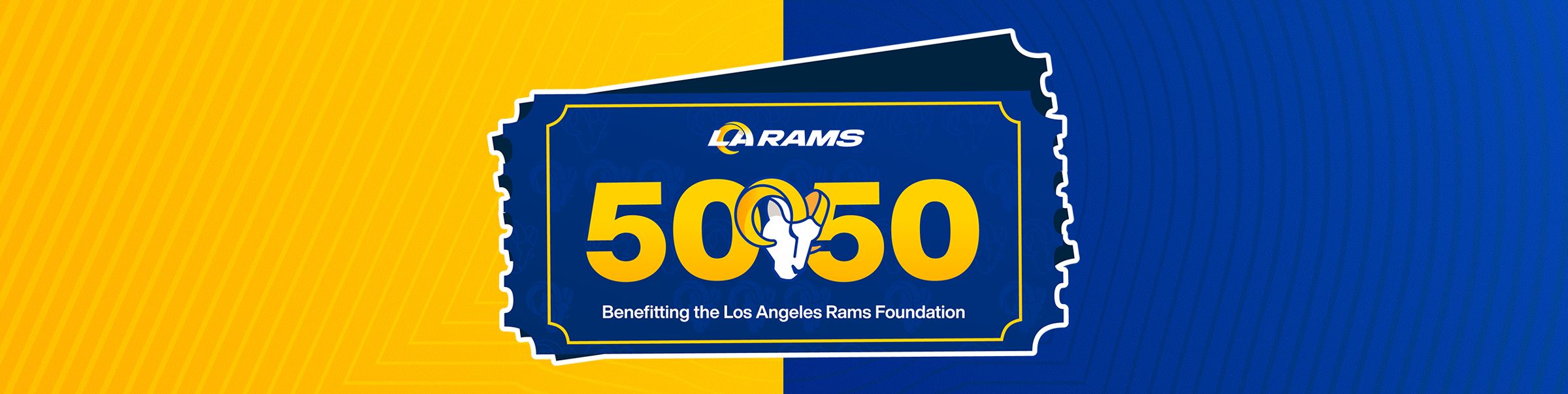 Rams 50/50 Raffle  Los Angeles Rams 