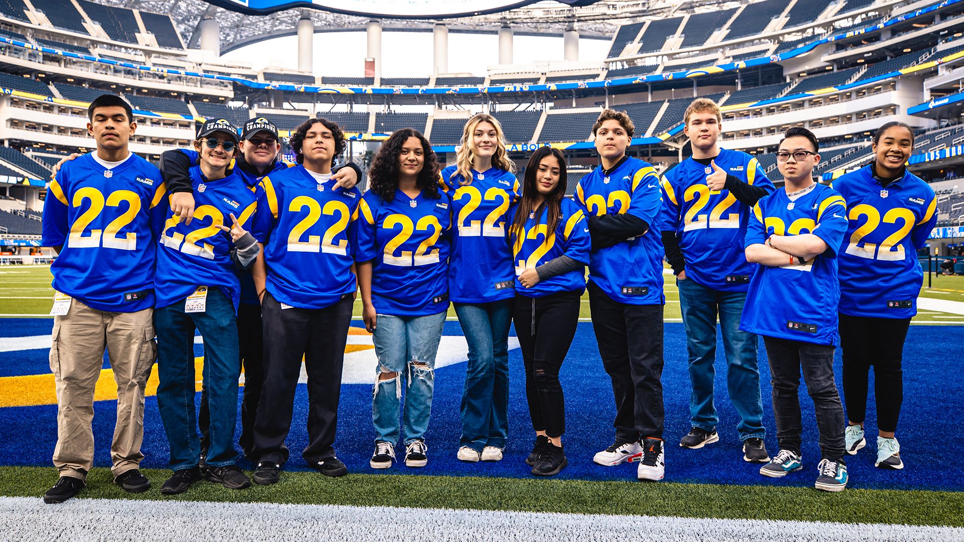 Rams have wrapped their arms around Watts youth football team