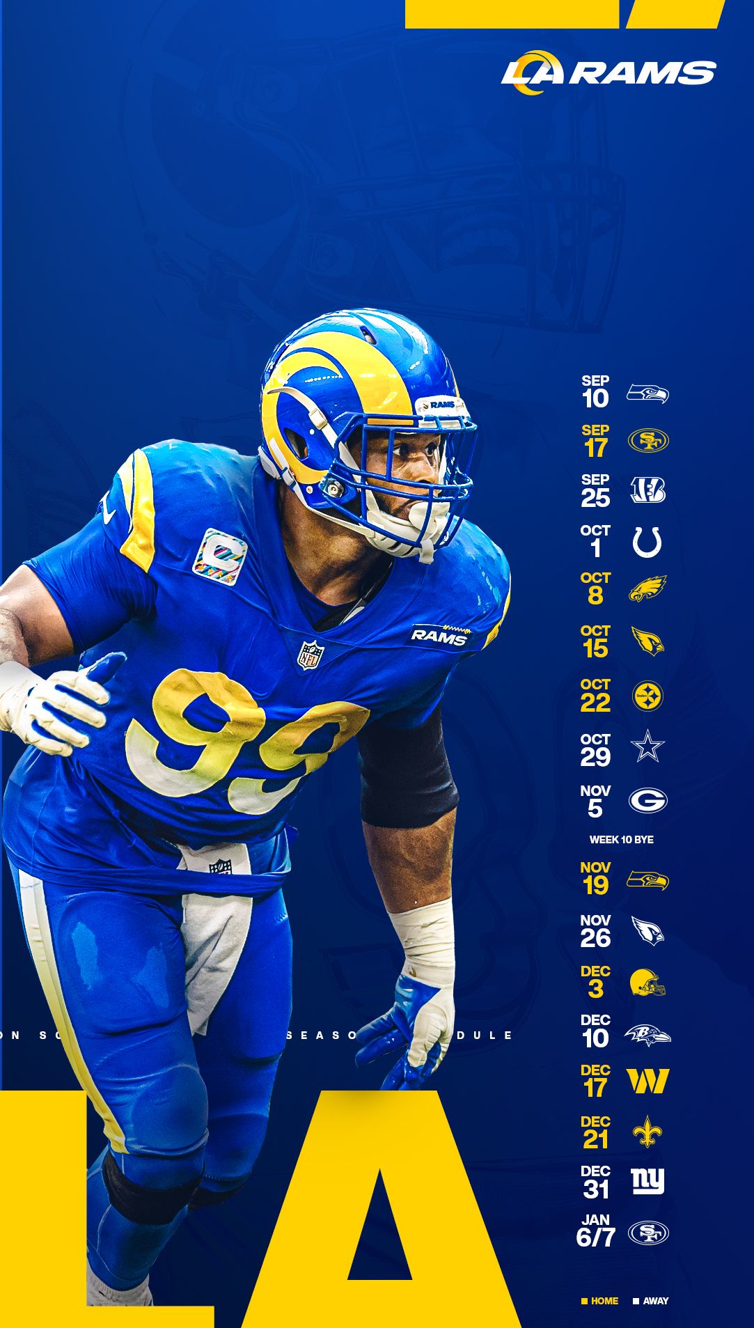 Los Angeles Rams on X: Oh, you want some desktop wallpapers too