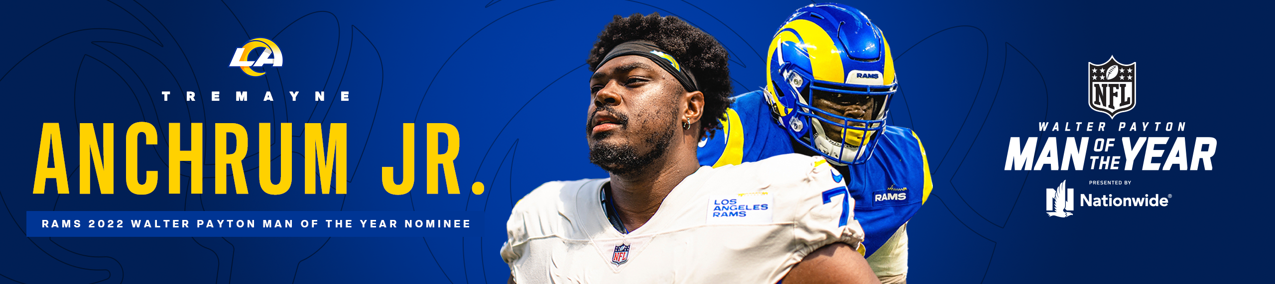 YOUR WALTER PAYTON MAN OF THE YEAR! : r/LosAngelesRams