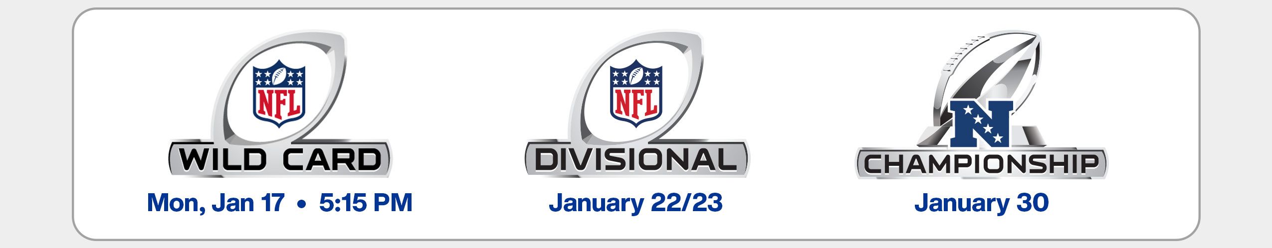 NFL playoffs: Jan. 22-23 