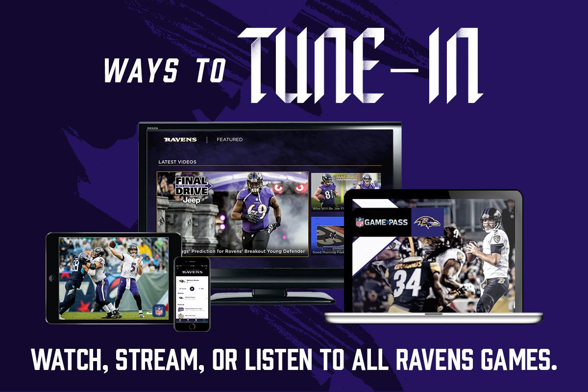 Ravens Gameday Ways To Watch Listen Baltimore Ravens App