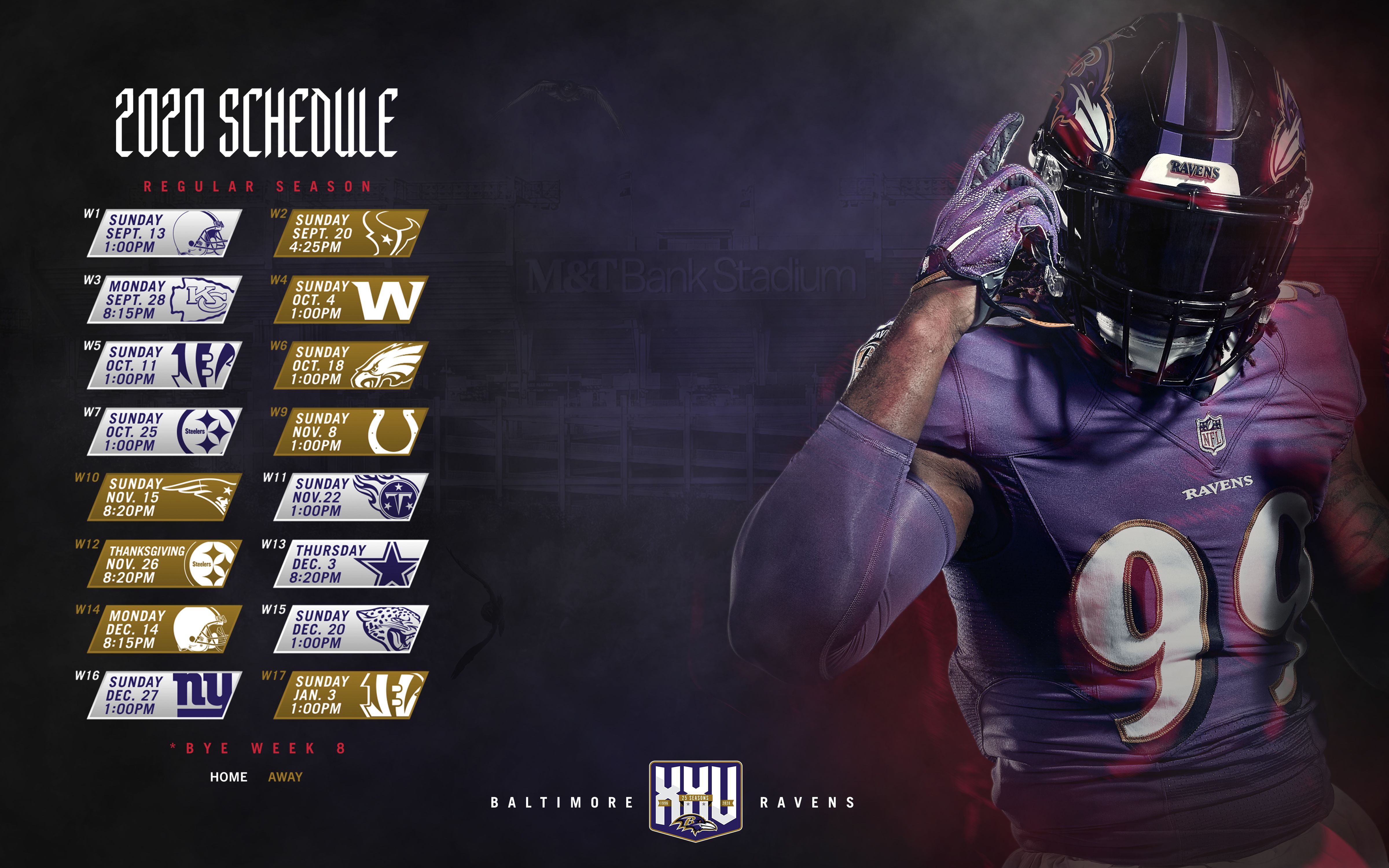 Baltimore Ravens' 2018 preseason schedule released