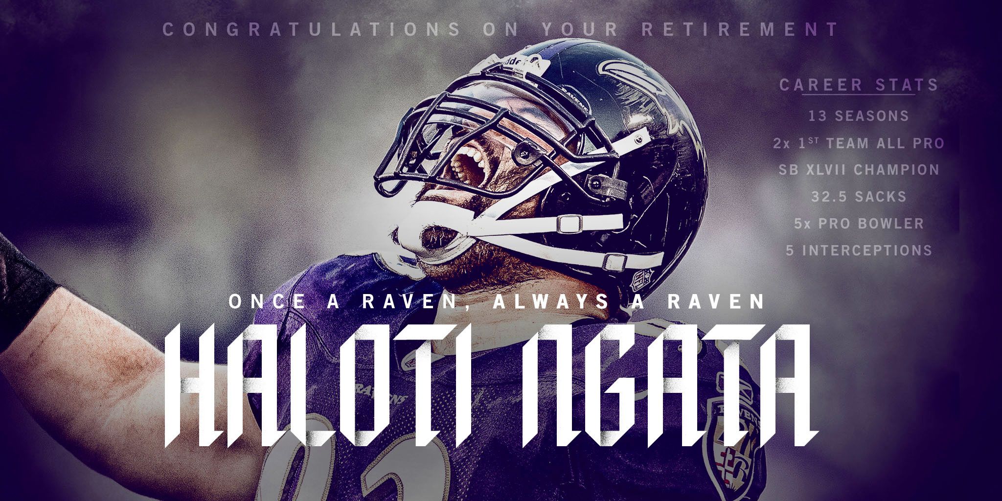 Ravens Legend Haloti Ngata  Baltimore Ravens –