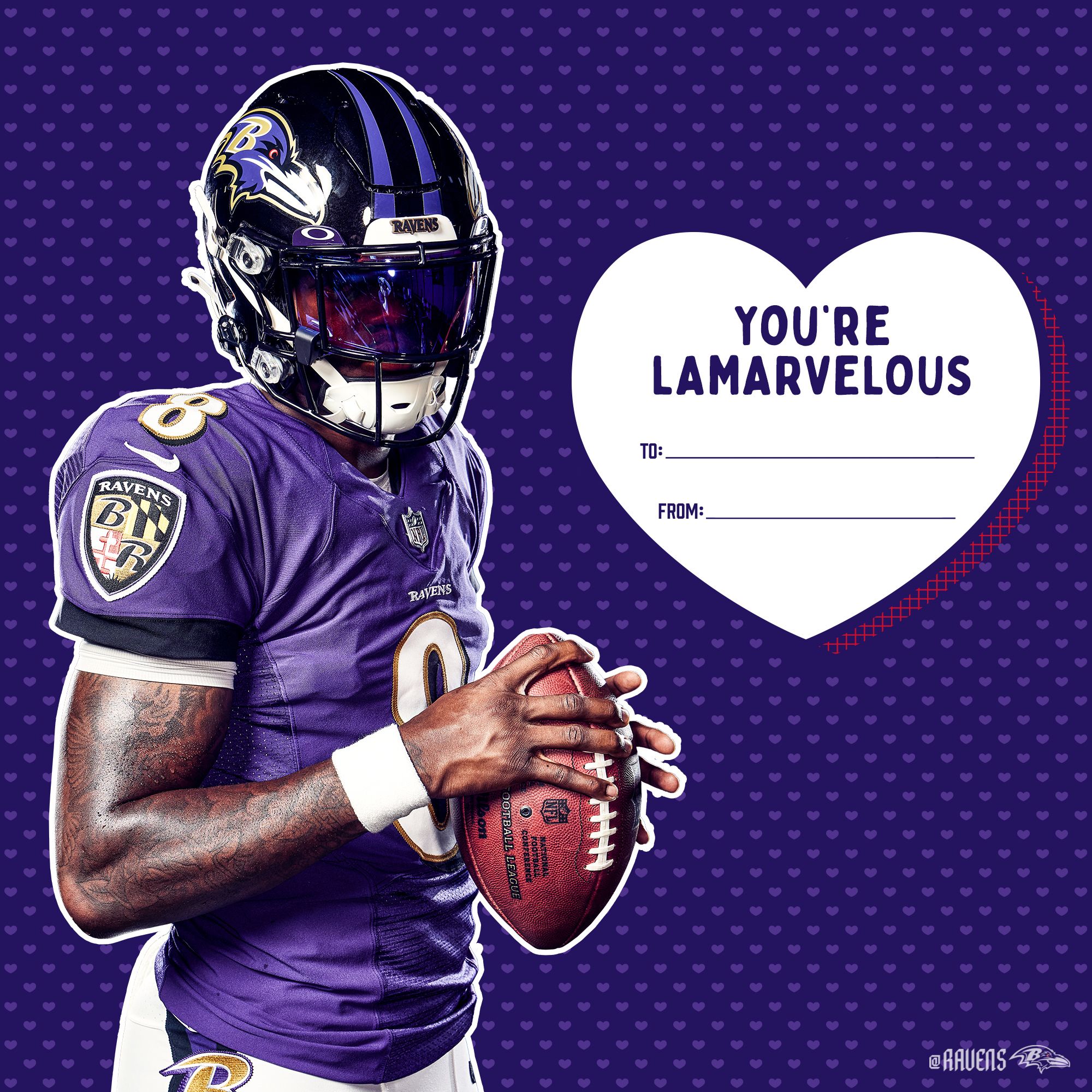 Ravens Valentine's Day Cards | Baltimore Ravens – baltimoreravens.com