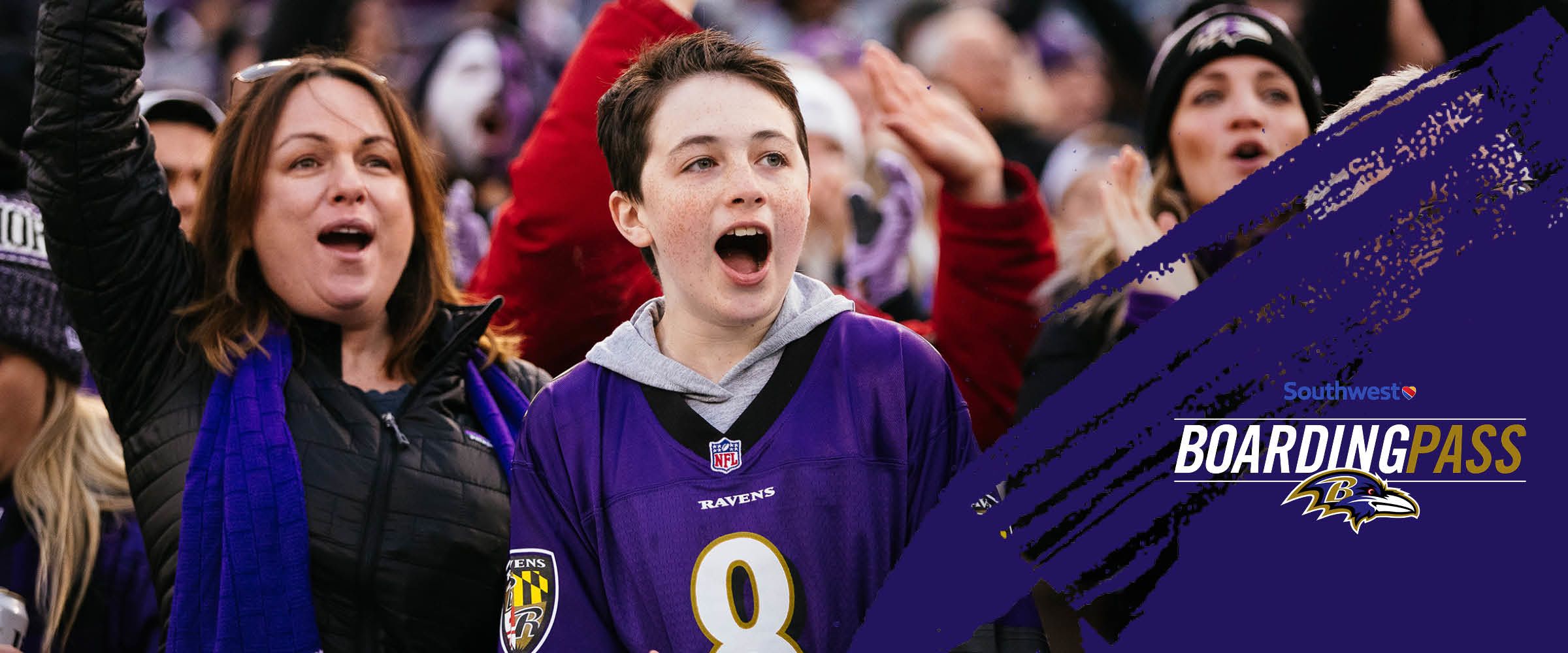 Ravens Southwest Boarding Pass Baltimore Ravens Baltimoreravens Com