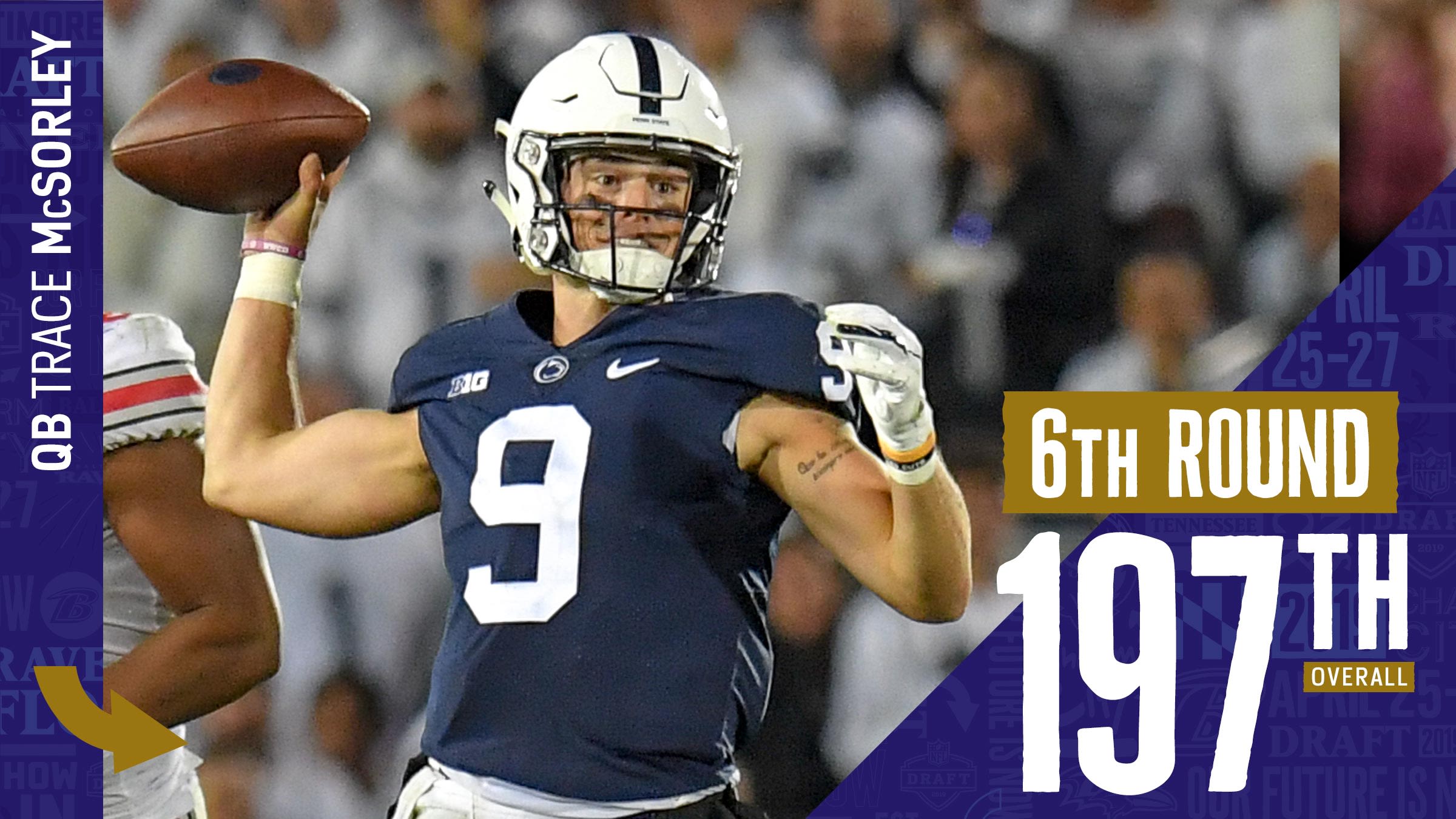 NFL Draft 2019: Trace McSorley finds NFL home with Baltimore Ravens