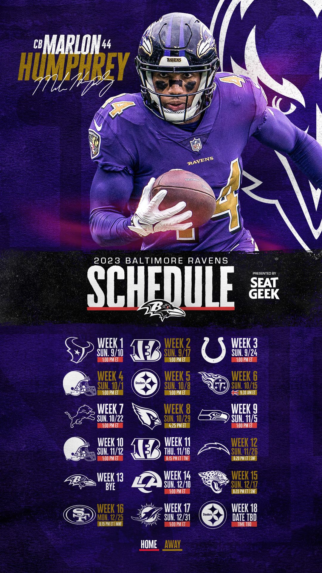 2020 Baltimore Ravens Schedule