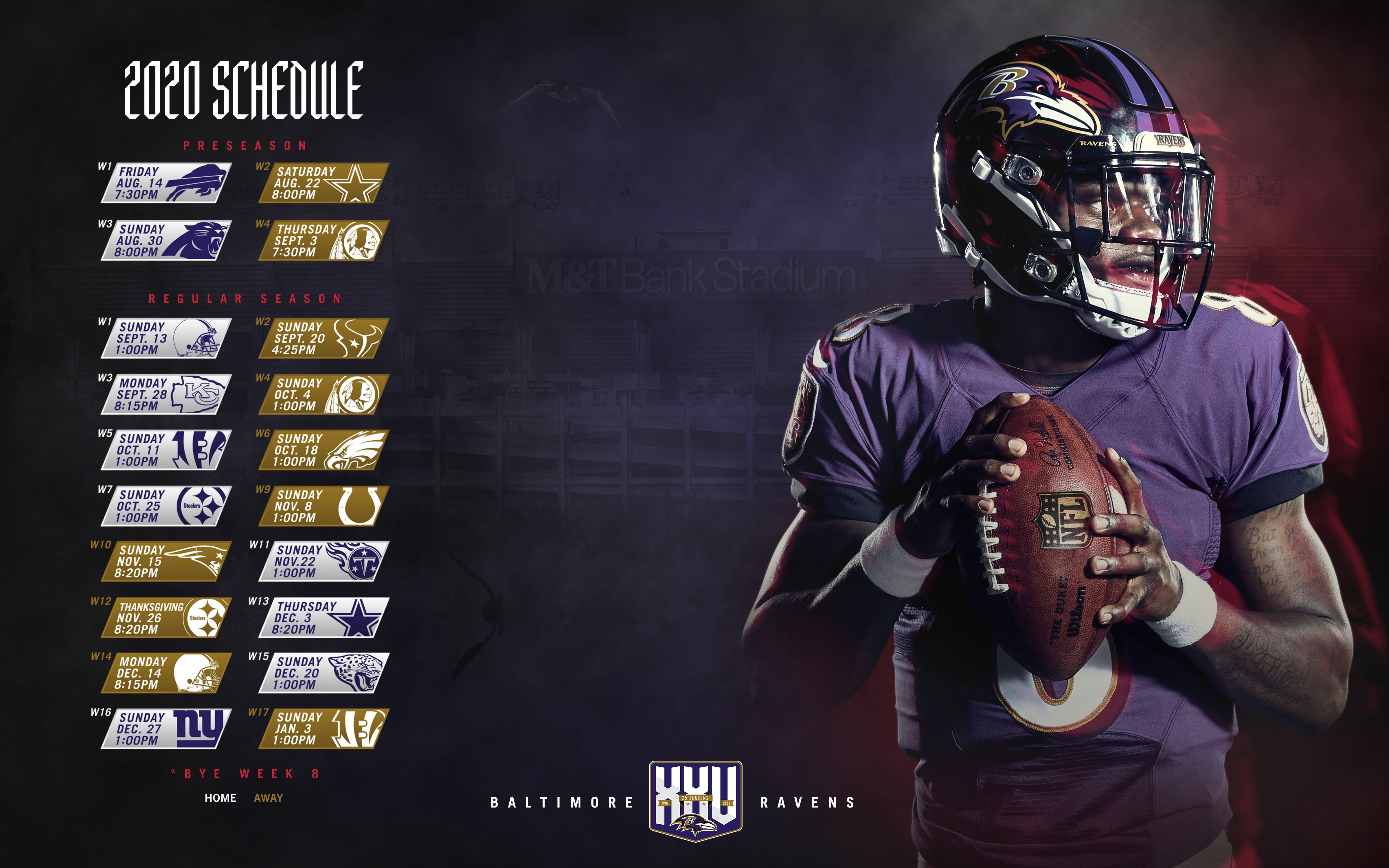 Ravens 2024-25 Schedules Of - Susy Tanhya