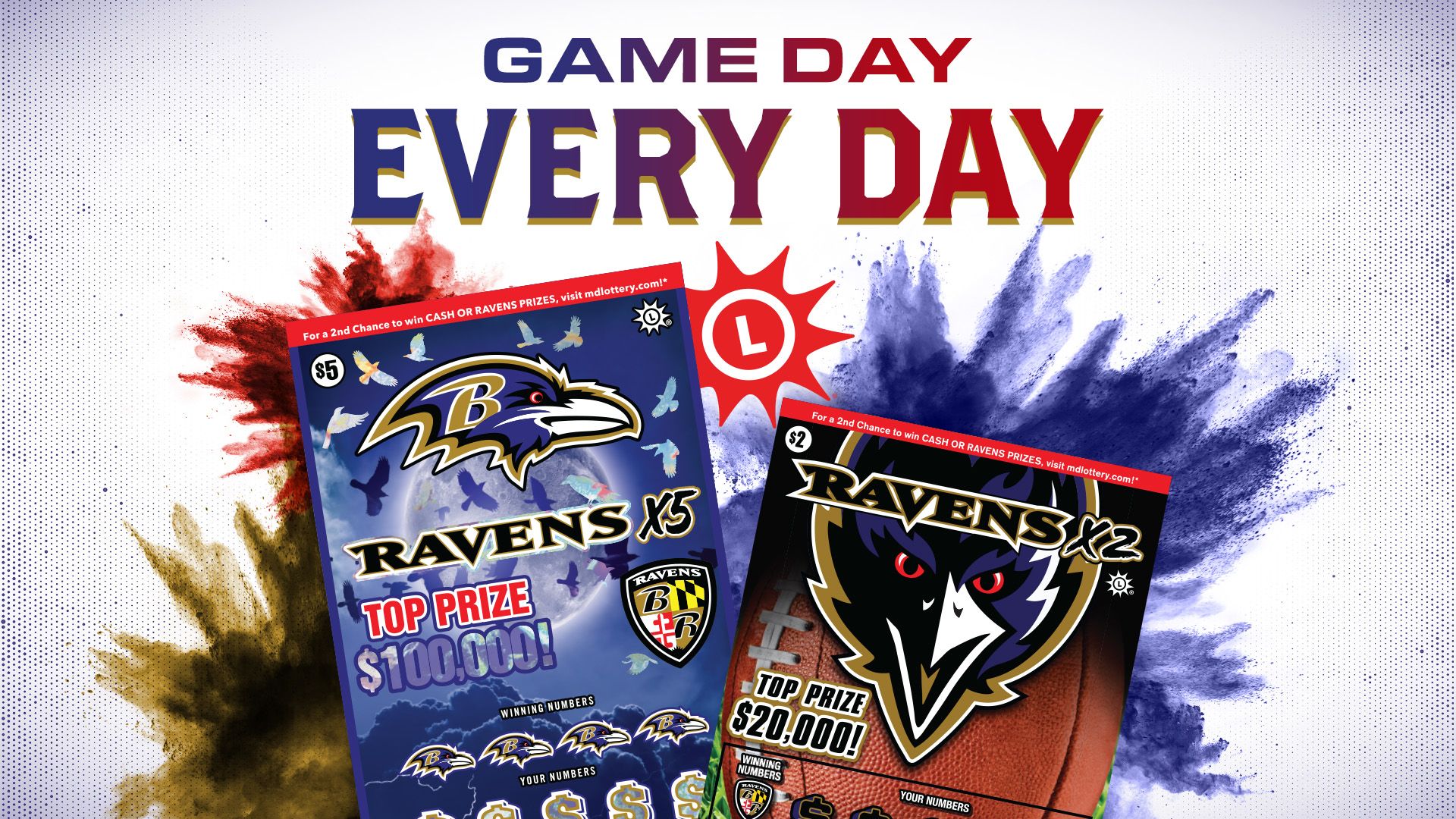 Win Ravens playoff tickets in Maryland Lottery scratch-off