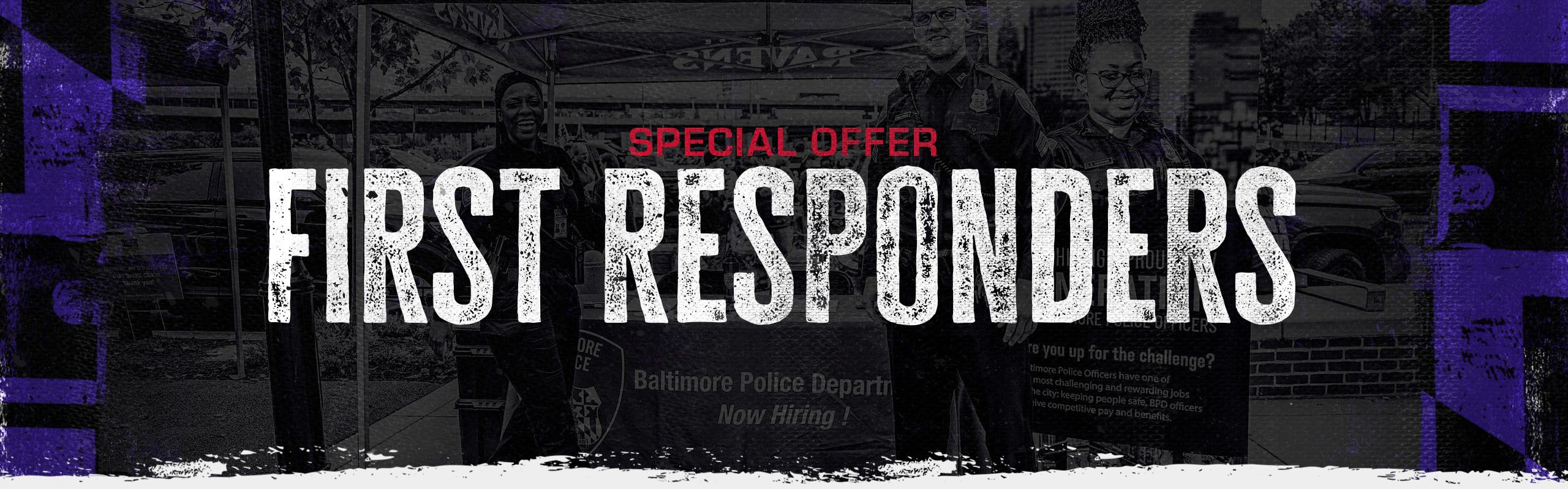 Ravens First Responders Special Offer Tickets