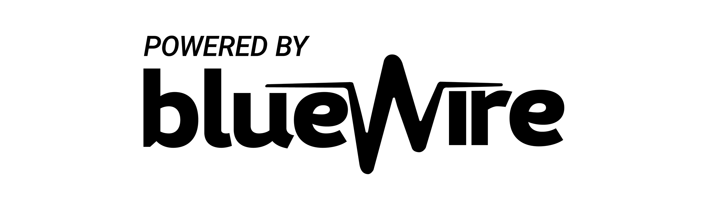 Powered by Blue Wire Logo