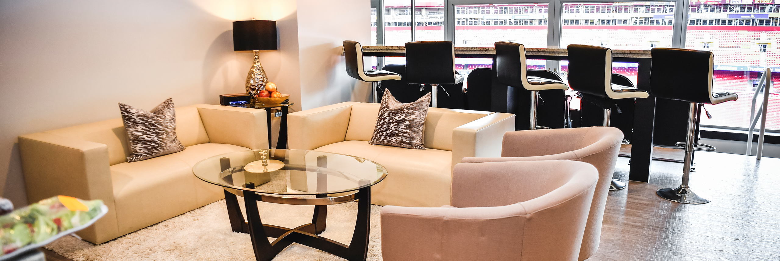 Photo of fans in Club Seats