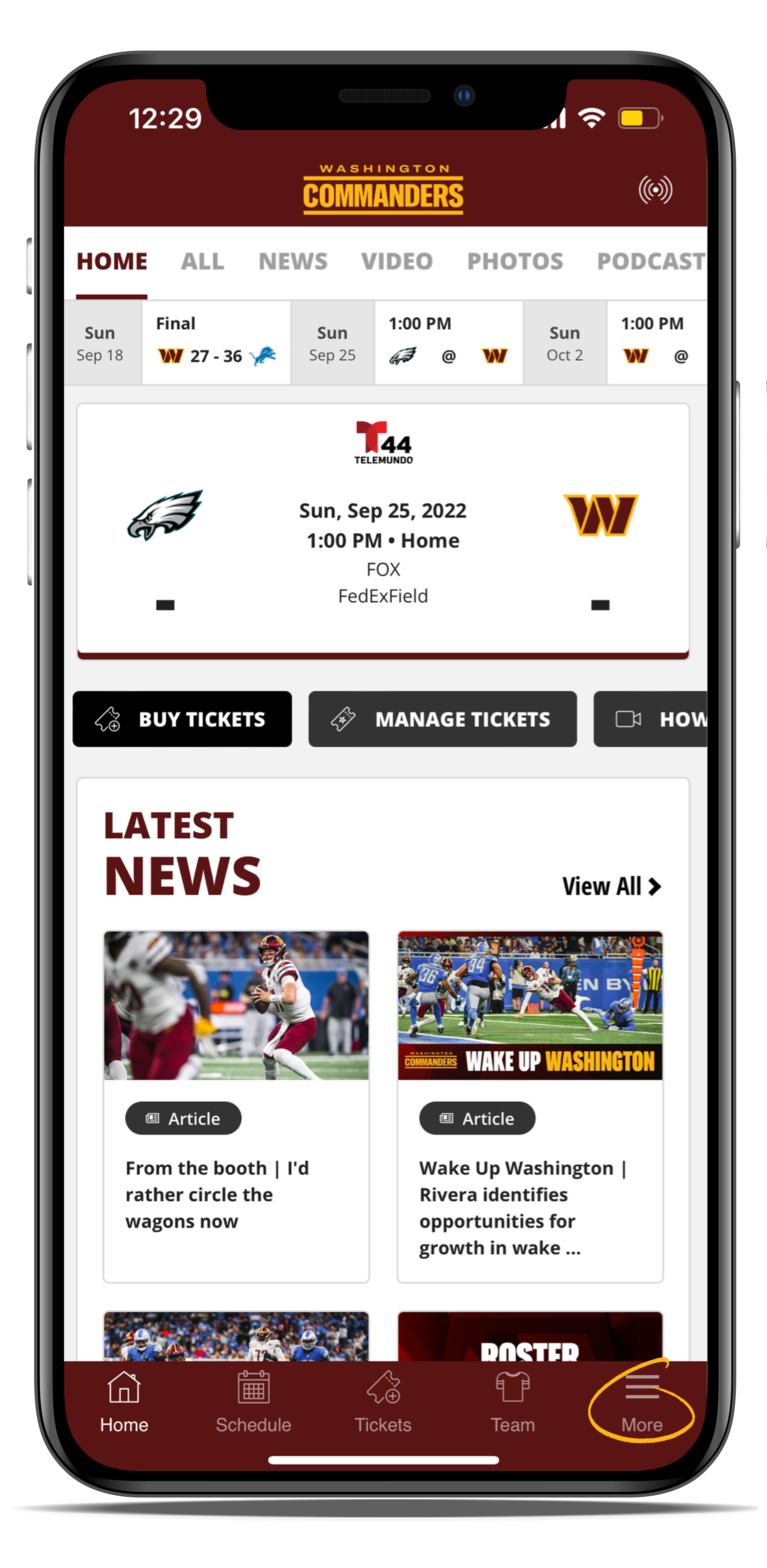 Tickets | Washington Commanders - Commanders.com