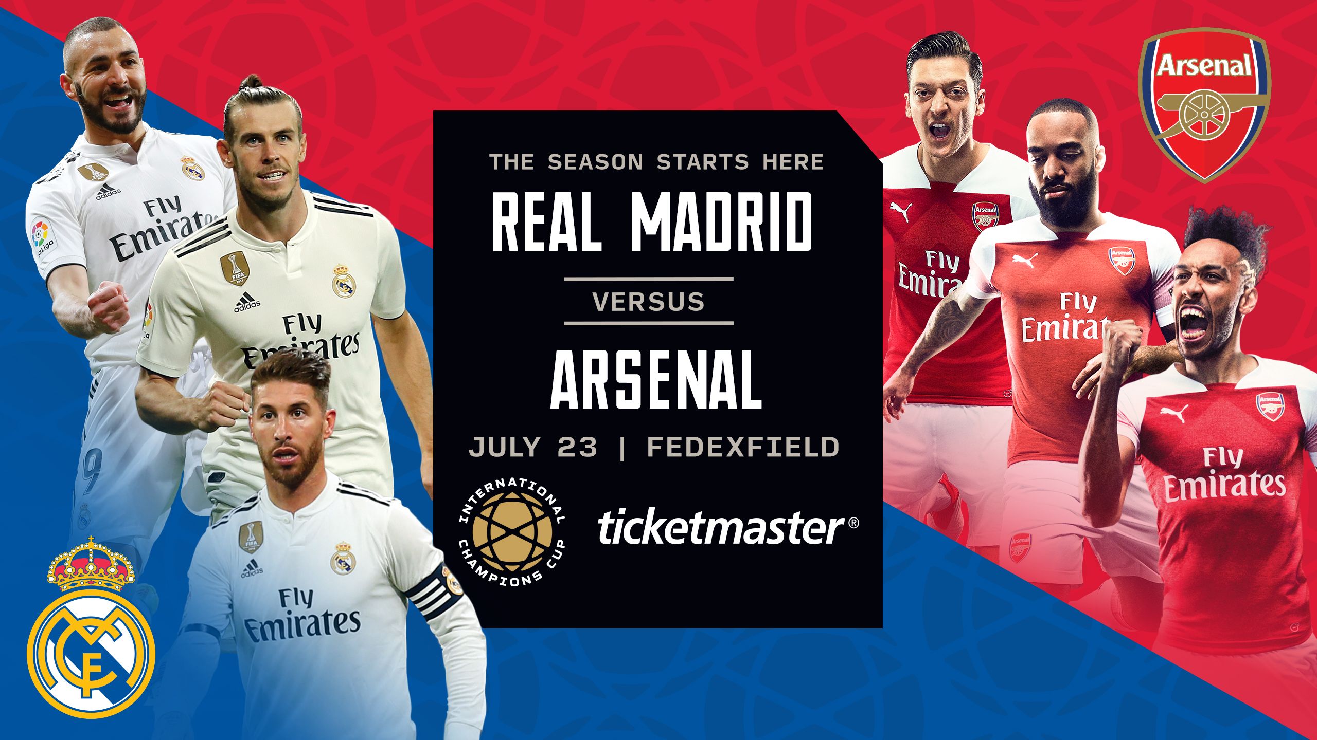 Real Madrid vs Arsenal at FedExField