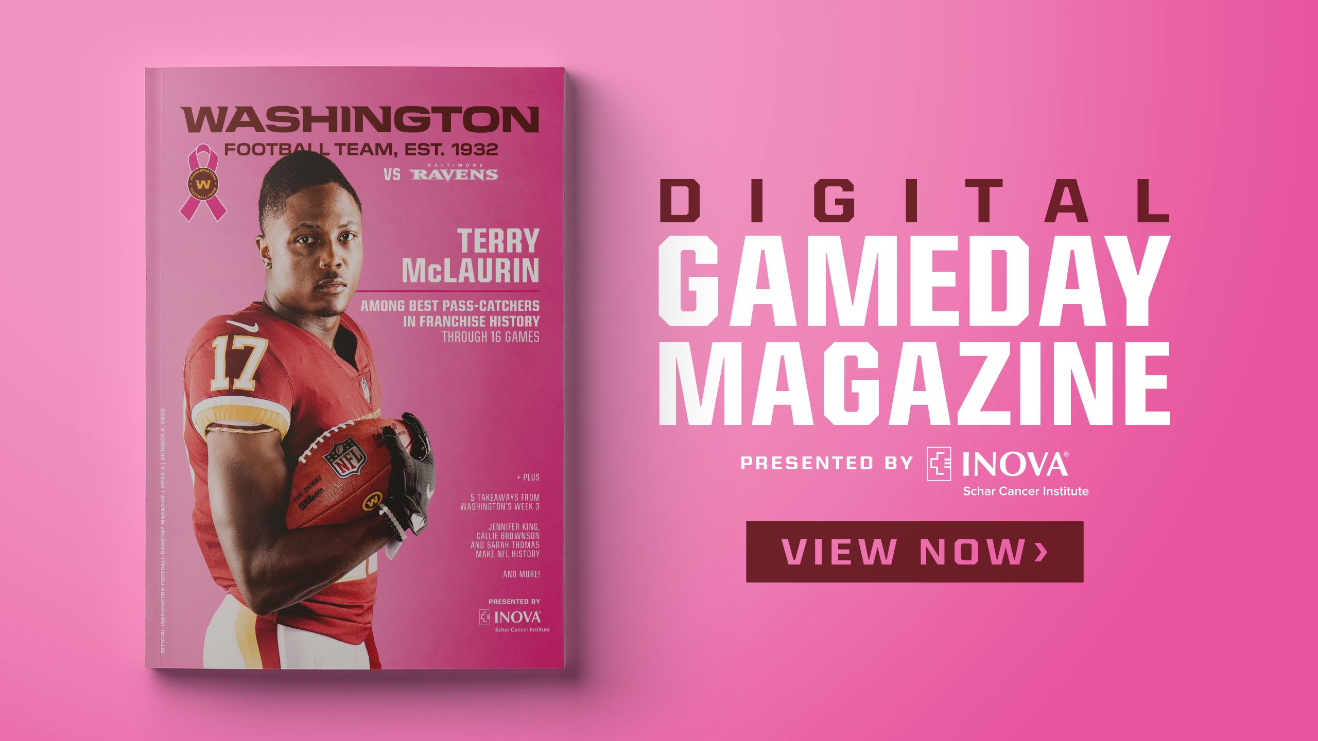 Washington Football Gameday Magazine Washington Football Team