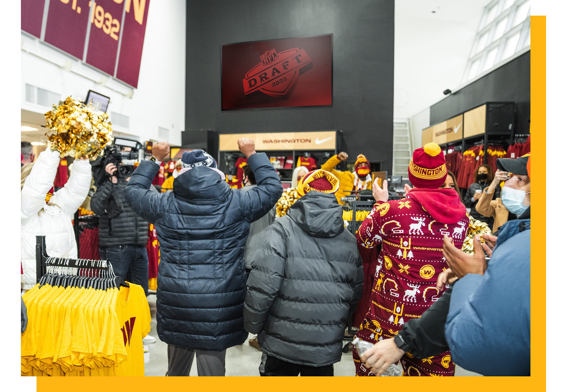 Commanders Draft Party at FedExField  Washington Commanders