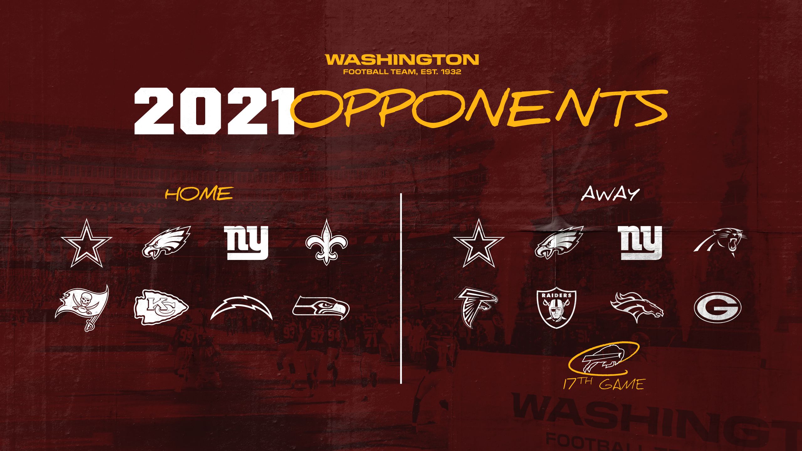 washington redskins schedule