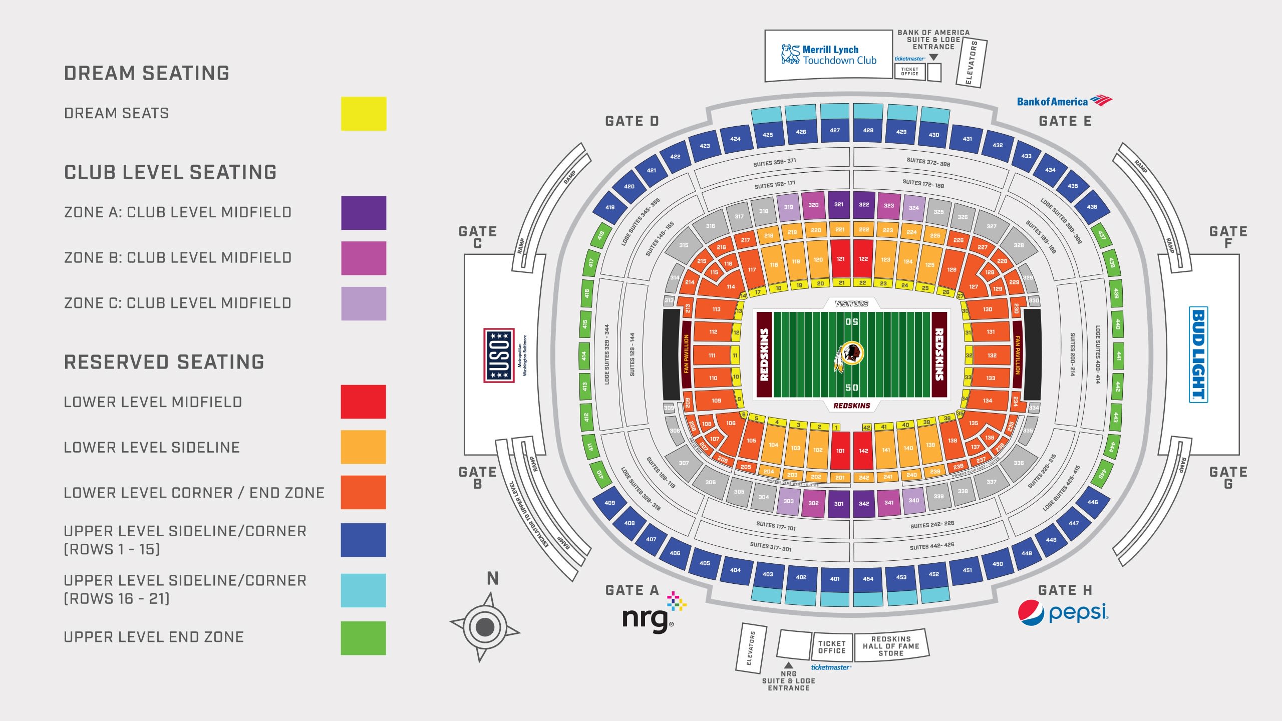 Redskins Season Tickets Washington Redskins