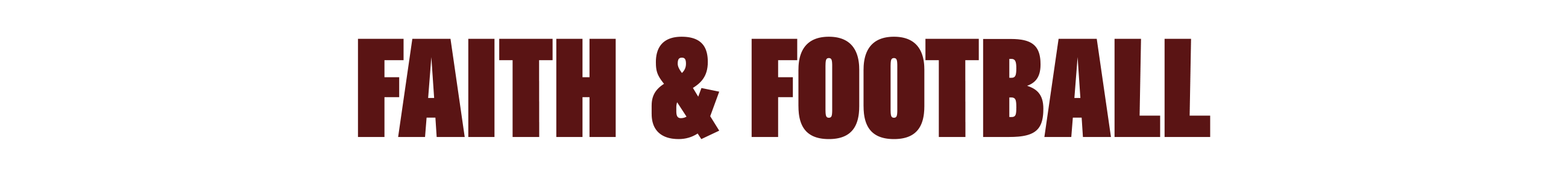 Faith and Football Header