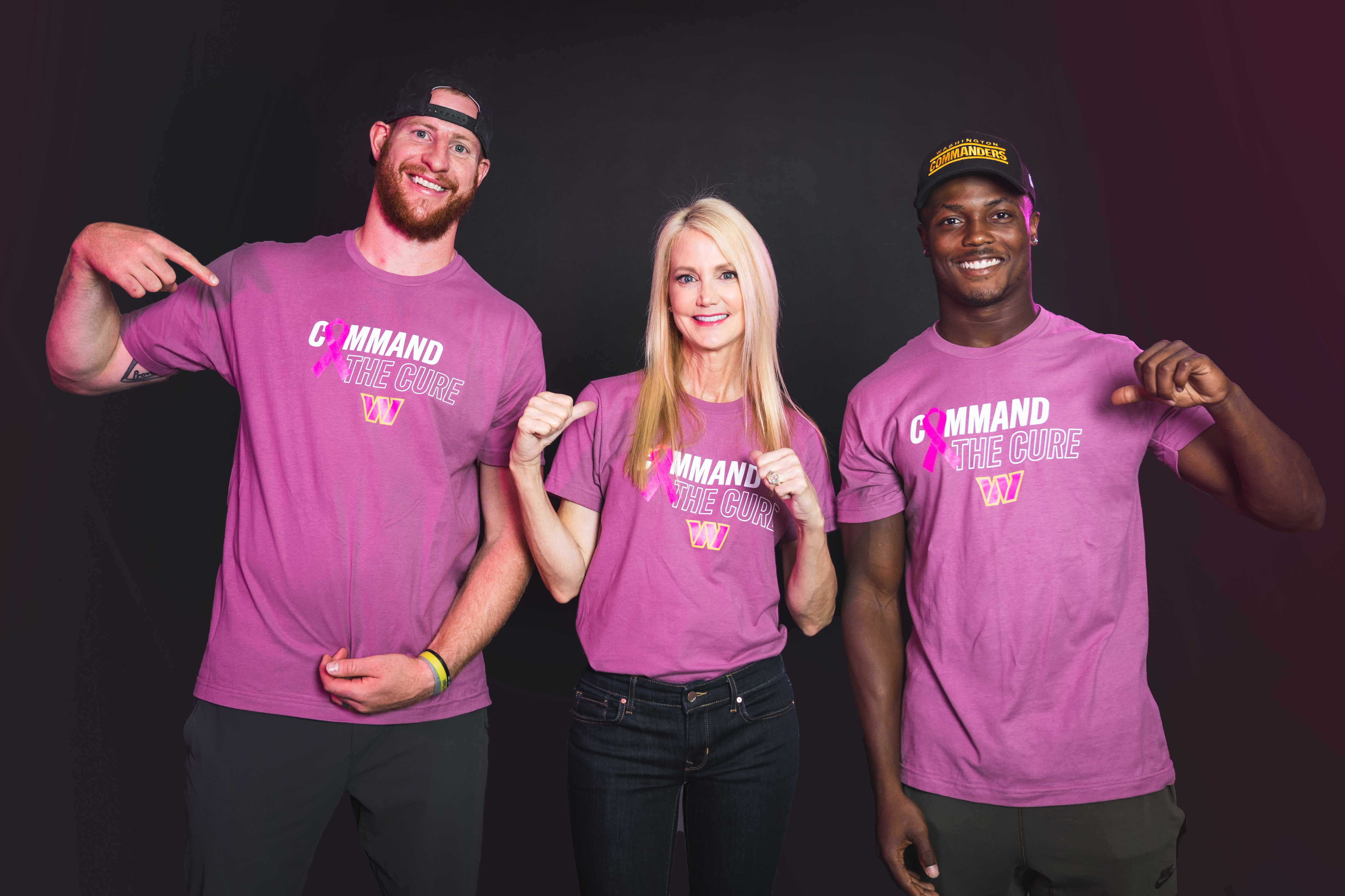 Crush Cancer Washington Commanders NFL Shirt Cancer Support Women