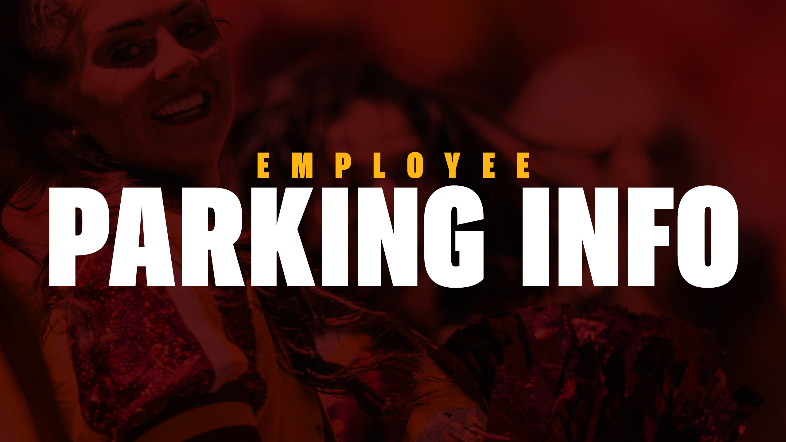 Employee Parking Info