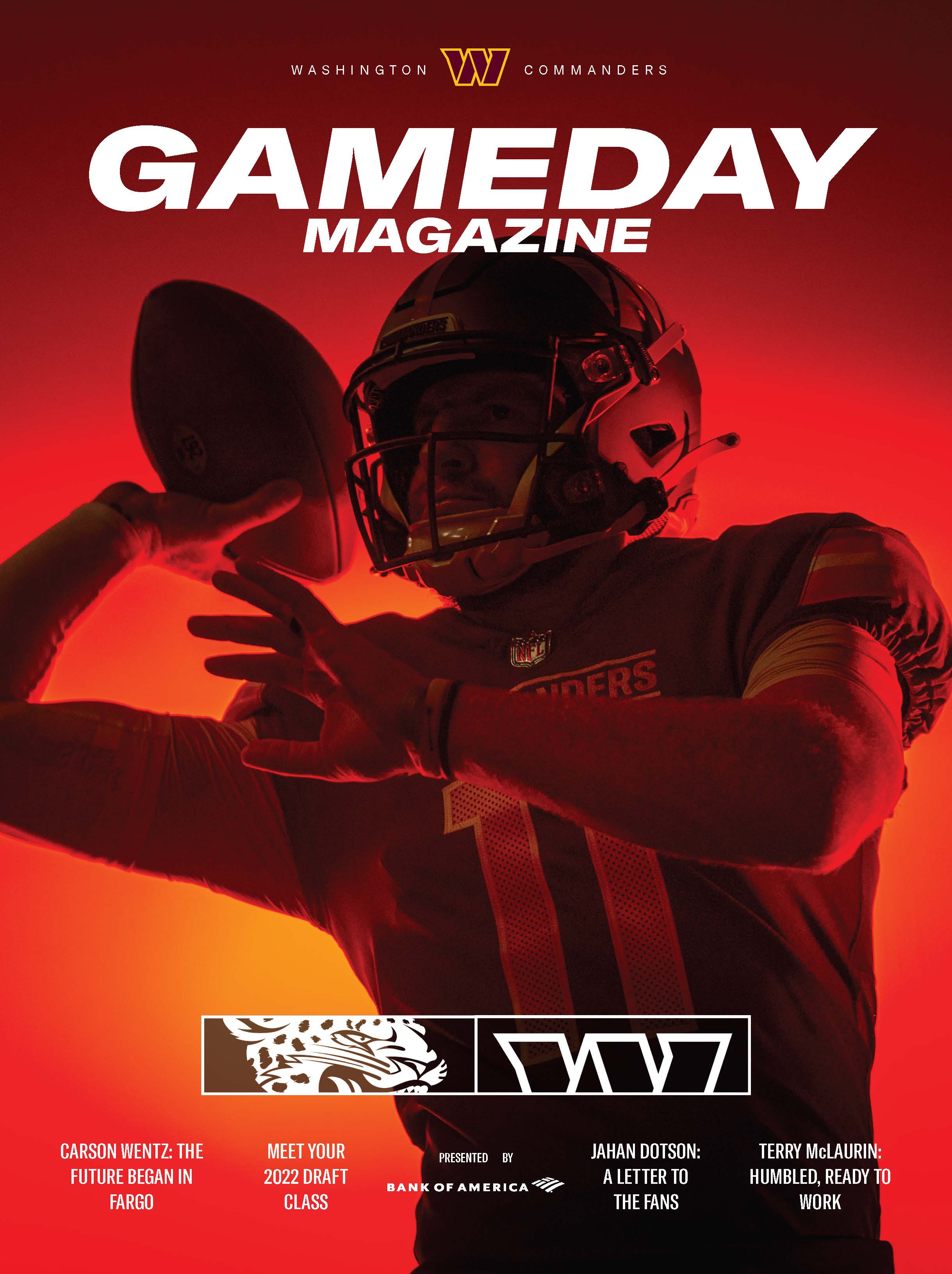 Washington Commanders Gameday Magazine