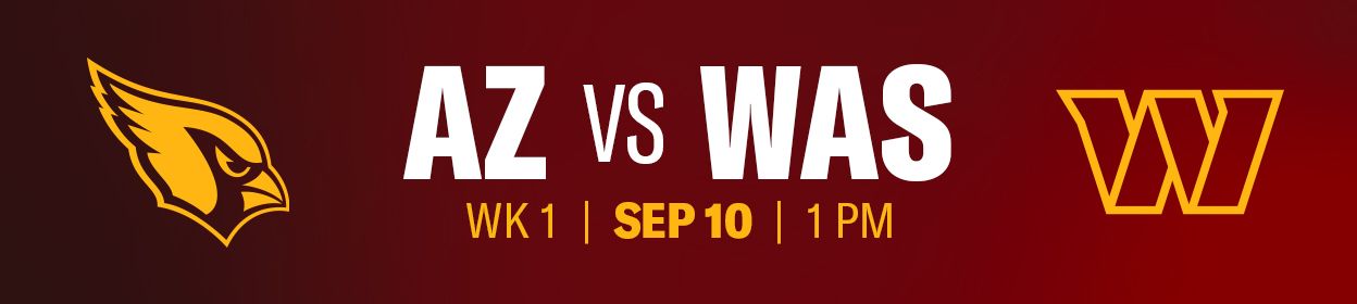 Arizona Cardinals vs. Washington Commanders