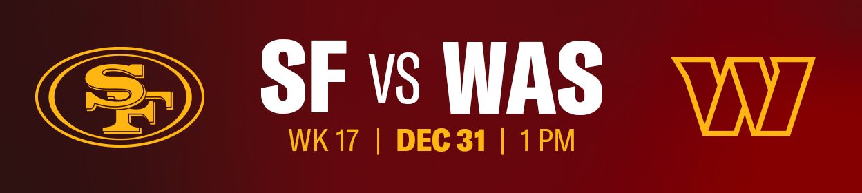 San Francisco 49ers vs Washington Commanders