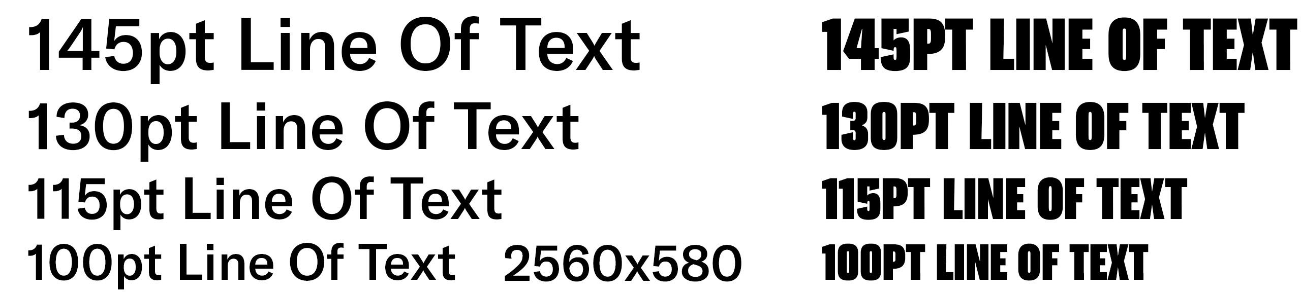 Font Size TestsStandard Banner & Page Header