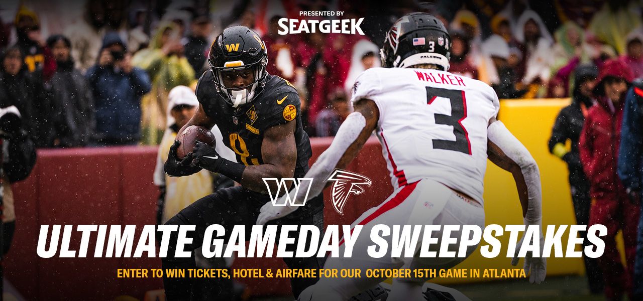 Commanders Game Tickets Sweepstakes