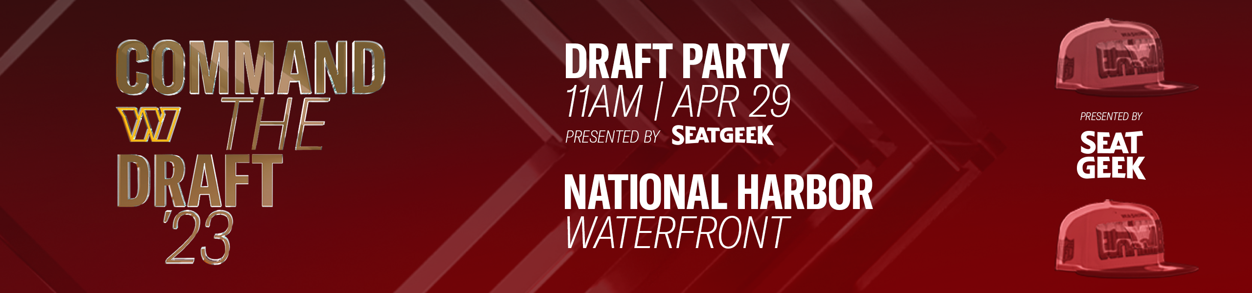 Commanders Draft Party at National Harbor