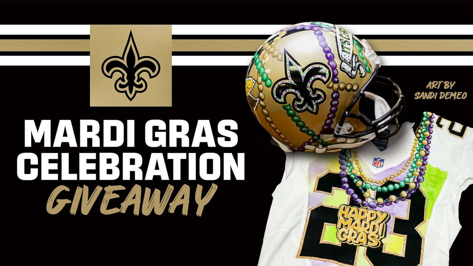 Saints Mardi Gras Sweepstakes, New Orleans Saints