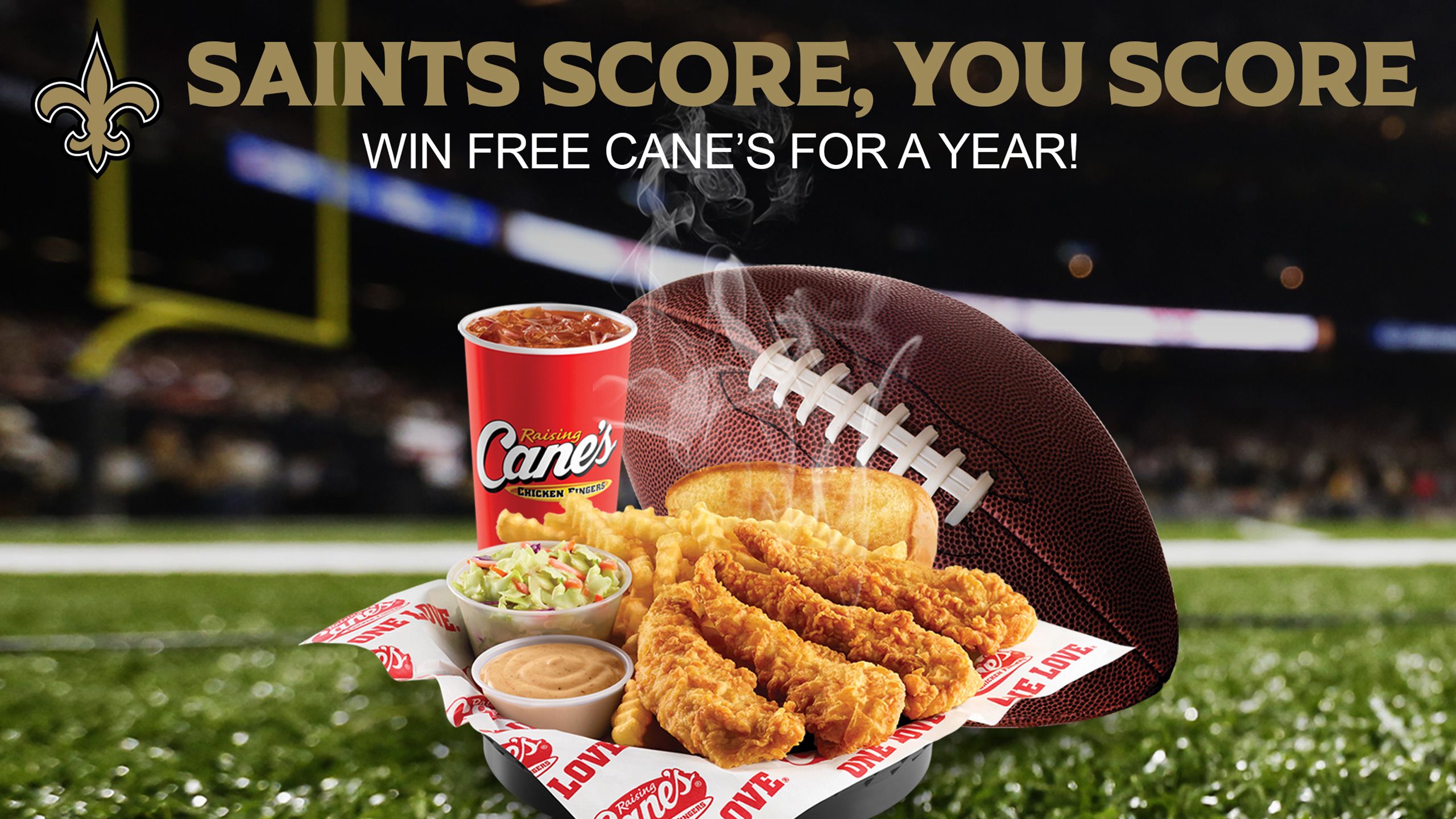 Saints Score, Fans Score Sweepstakes  New Orleans Saints