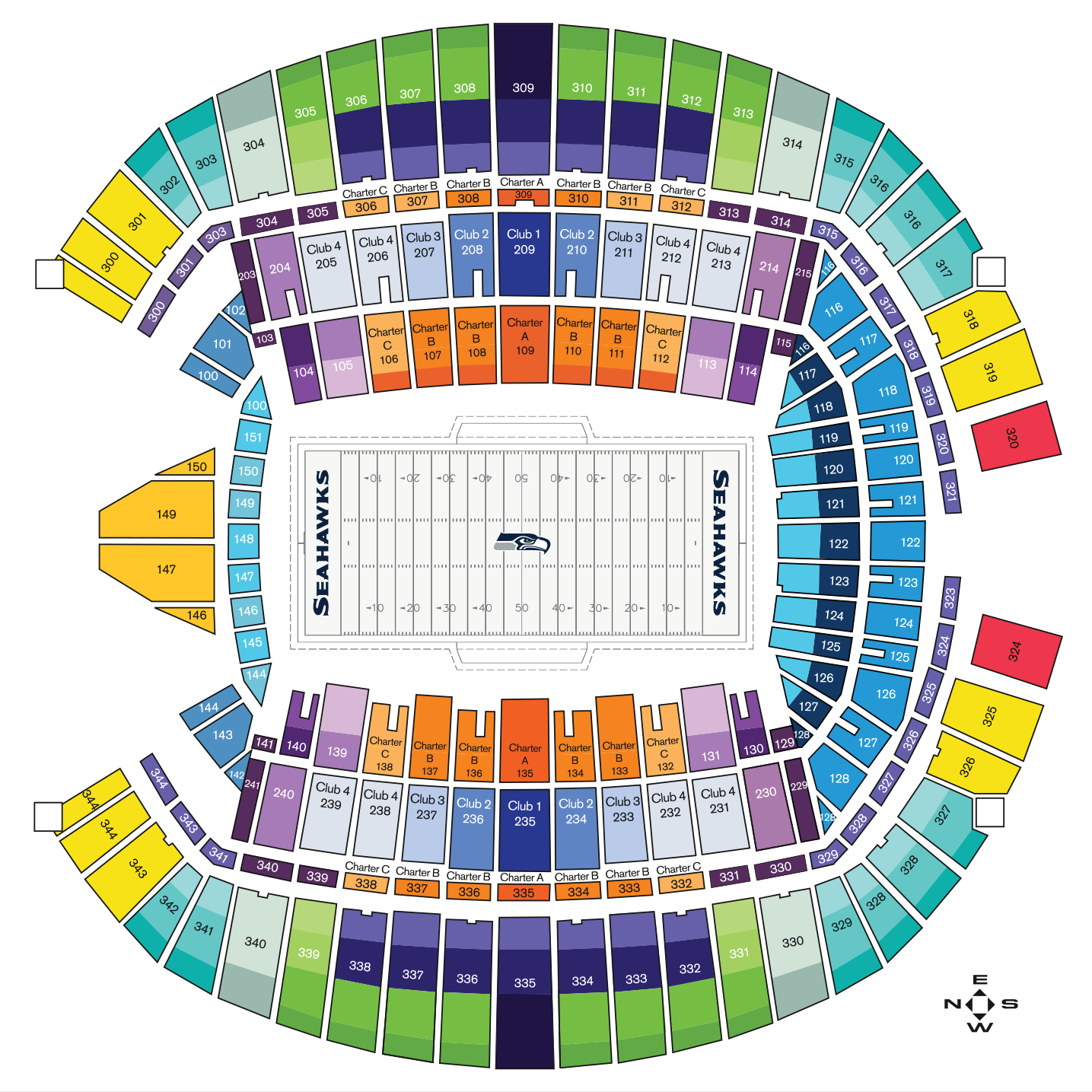 Allegiant Stadium Seating Map Las Vegas Raiders Vs Cincinnati Bengals