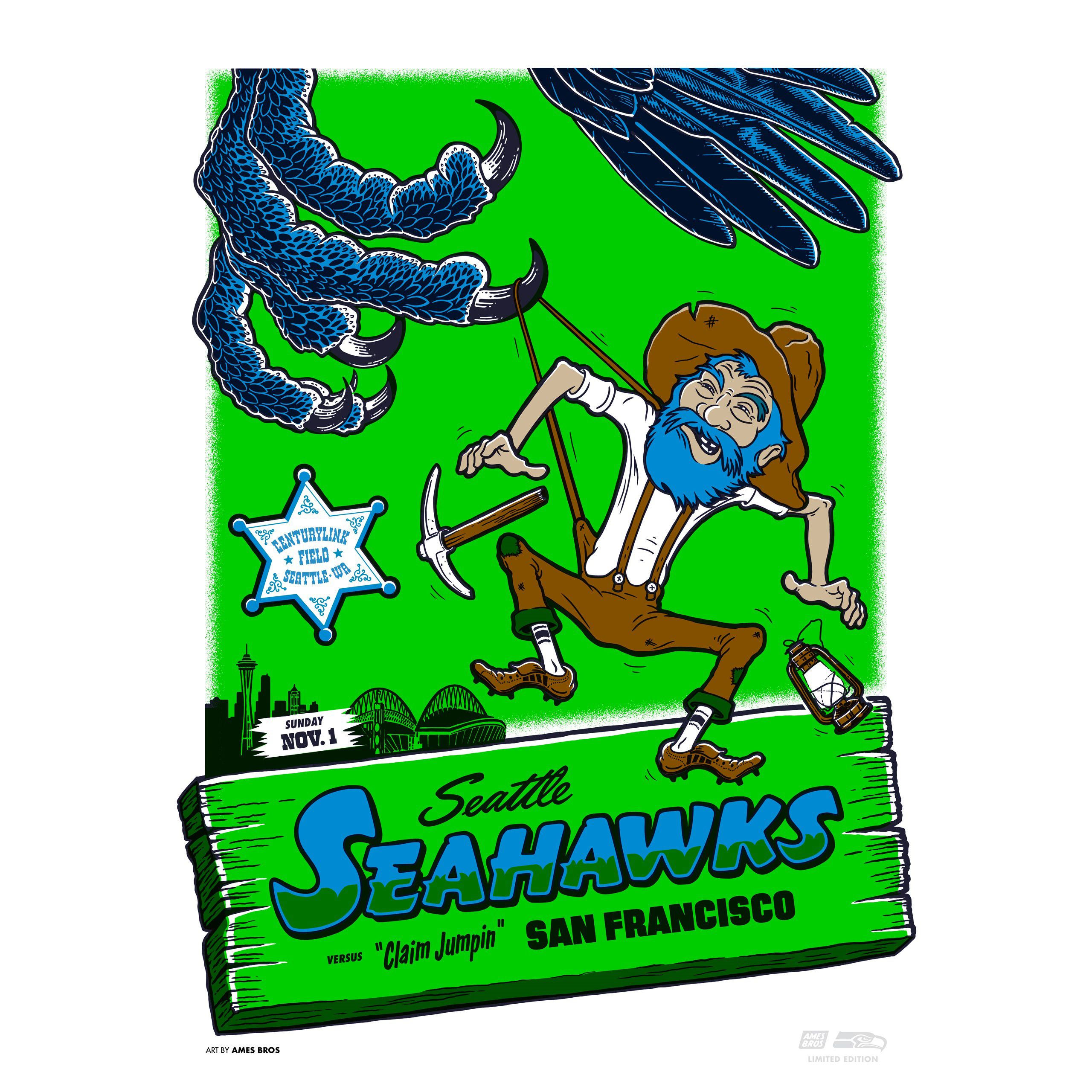 2023 Seattle Seahawks Schedule Poster! 18”x24” - Ships In Poster Tube -  12th Man