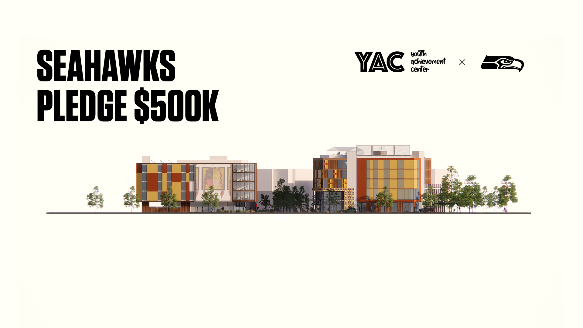 Seahawks Pledge $500K - YAC x Seahawks