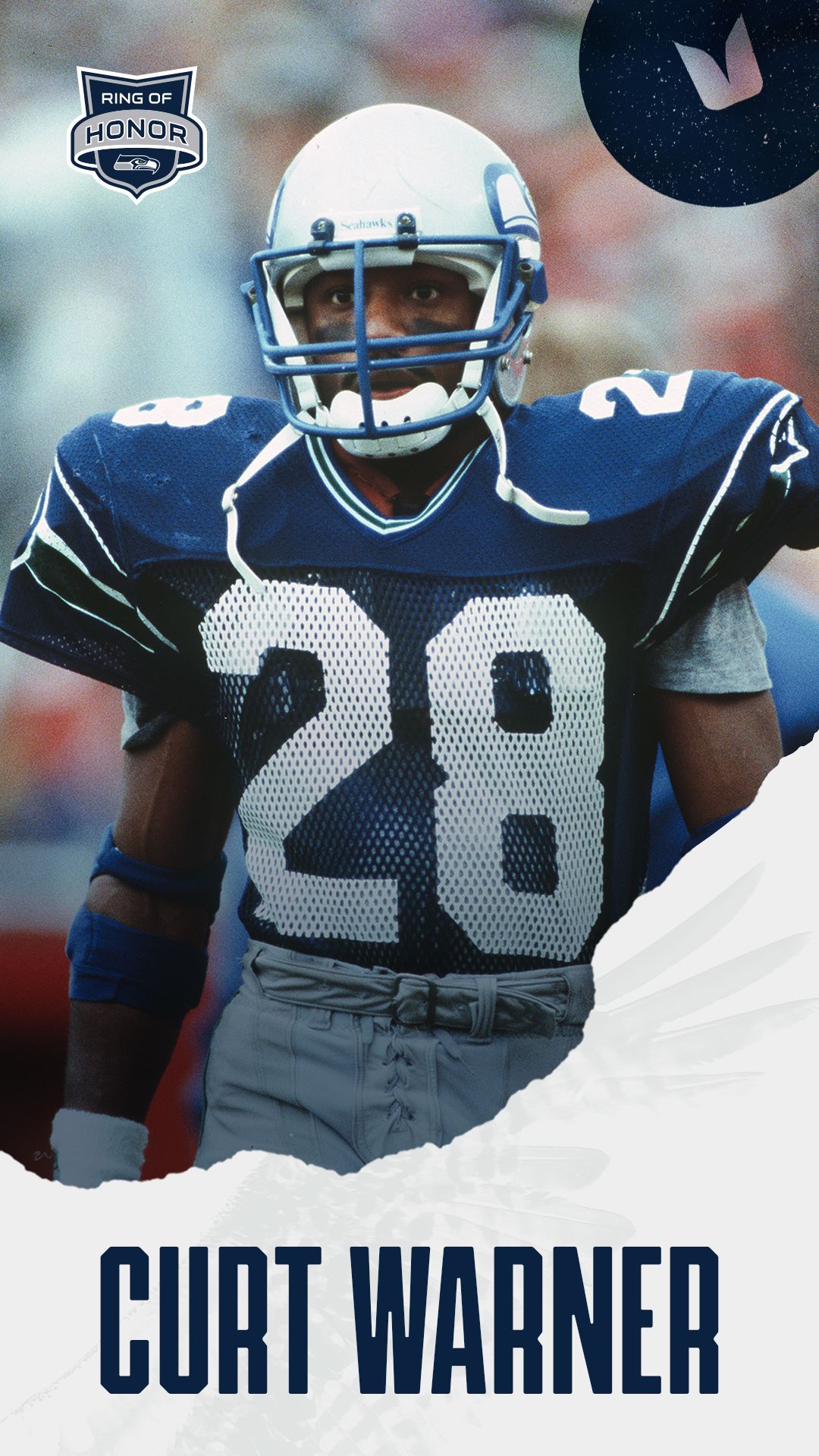 Seahawks Shaun Alexander Ring of Honor Bio