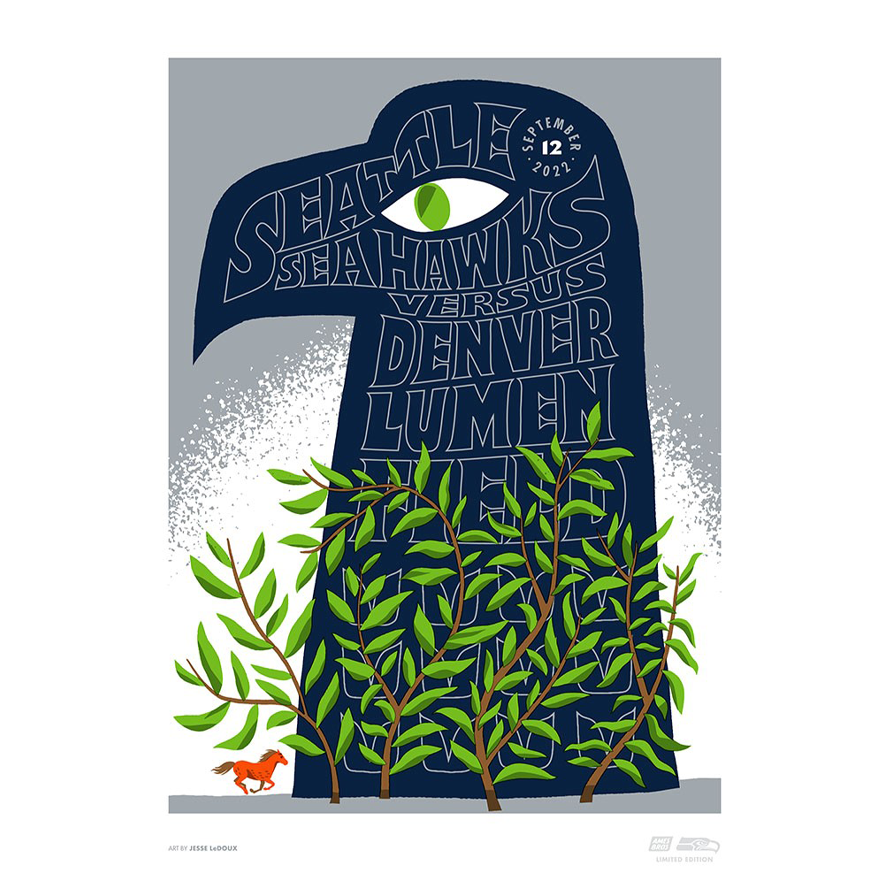 Seahawks Gameday Print — Kyler Martz