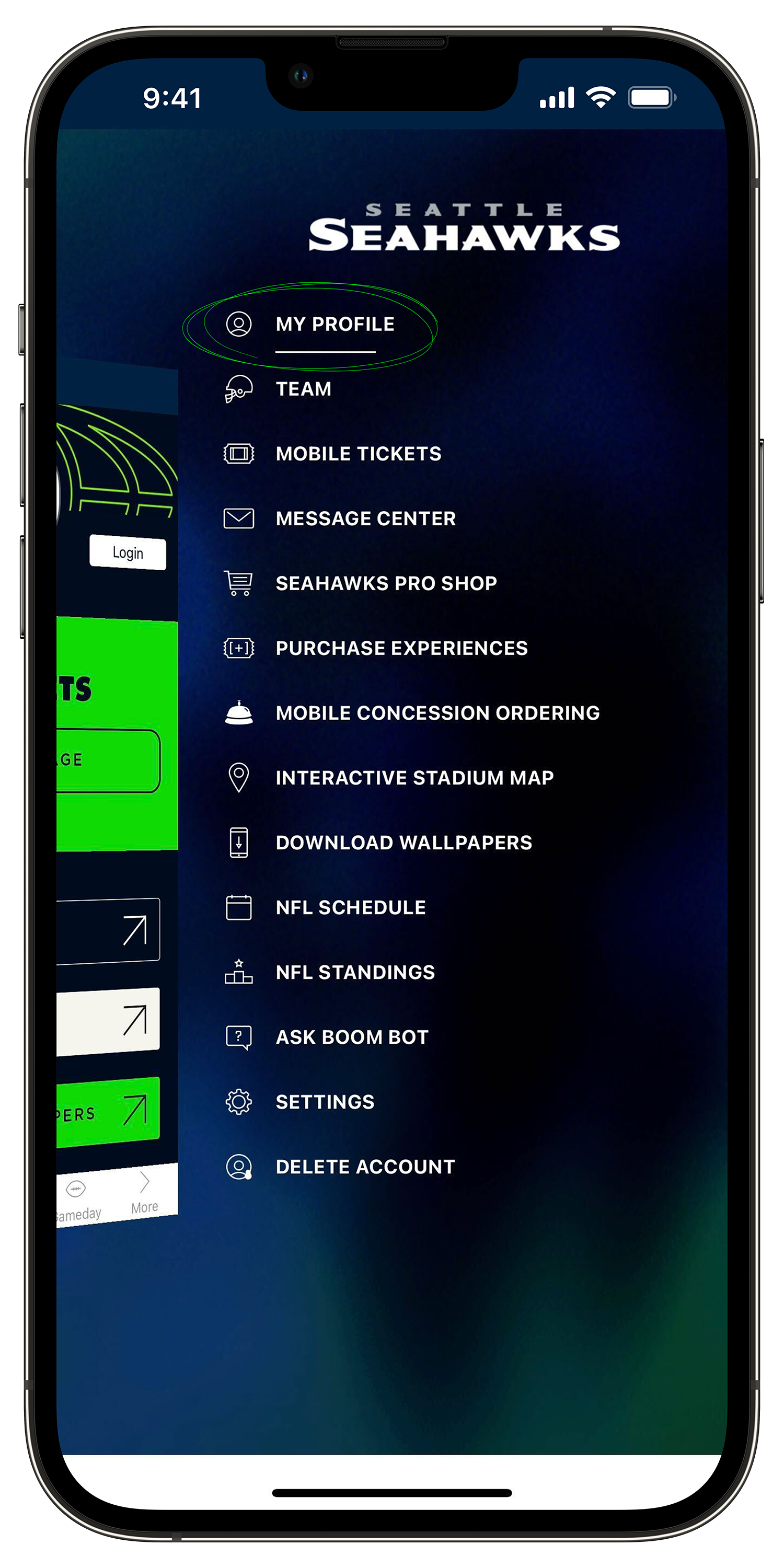 Create a Seahawks Mobile App Profile Seattle Seahawks